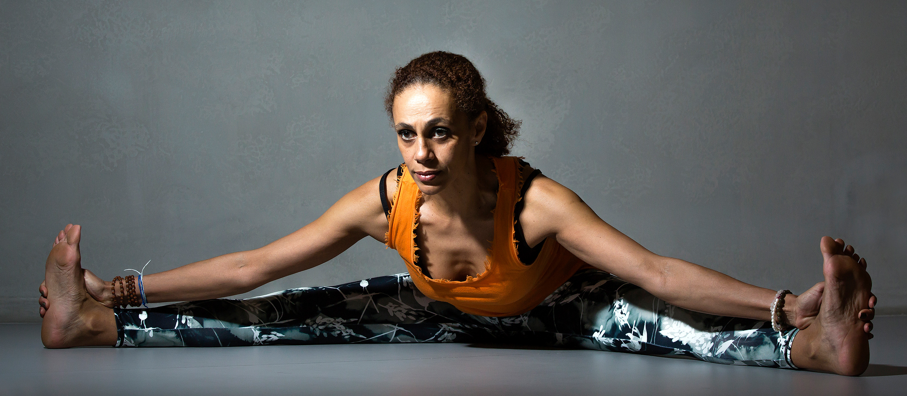Yoga teacher Lucinda Miranda Santos