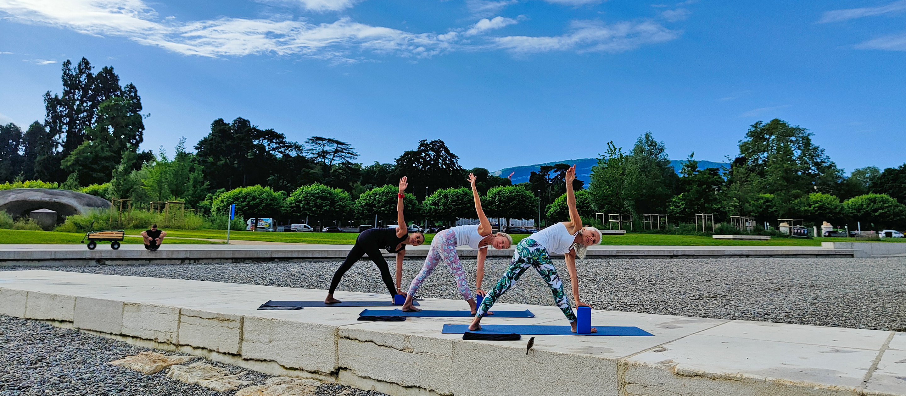 Outdoor Yoga lessons with Lucinda in Geneva